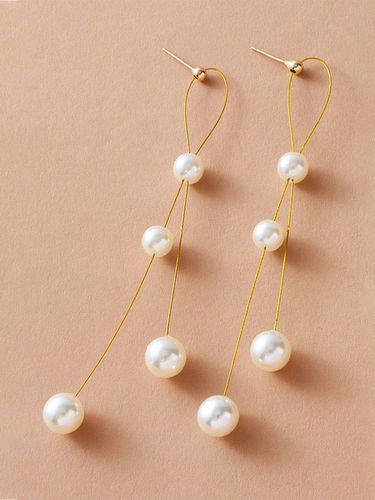 Boucles d\'oreilles de mariage imitation perle unisexe perle bijoux de marie perle - Milanoo - Modalova
