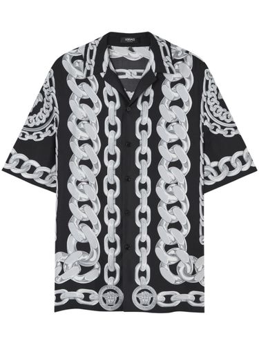 Versace Medusa Chain Silk Shirt - Versace - Modalova