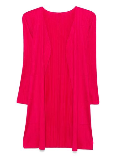 Pleated Midi Cardigan - PLEATS PLEASE ISSEY MIYAKE - Modalova