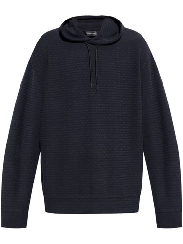 Emporio Armani Allover Logo Hoodie - Emporio Armani - Modalova
