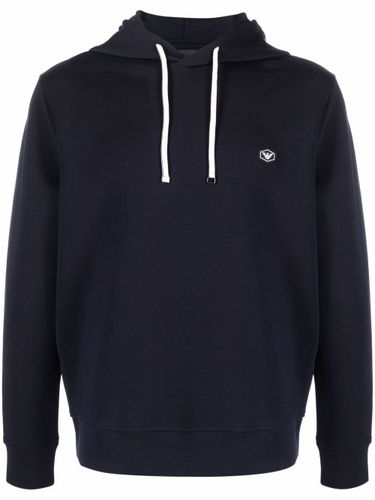 Emporio Armani Logo Cotton Hoodie - Emporio Armani - Modalova
