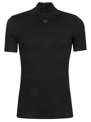 Fendi Logo T-Shirt - Fendi - Modalova