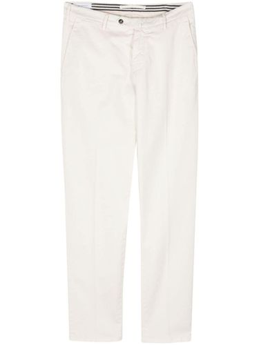 Luigi Bianchi Trousers With Logo - Luigi Bianchi - Modalova