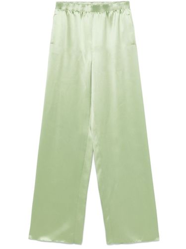 Valentino Silk Wide-Leg Trousers - Valentino - Modalova