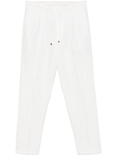 Linen Blend Drawstring Trousers - Brunello Cucinelli - Modalova