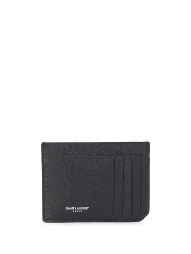 Saint Laurent Card Holder With Logo - Saint Laurent - Modalova