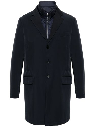 Fay Coat With Logo - Fay - Modalova