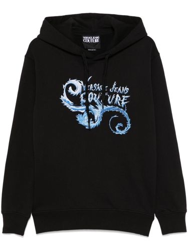 Hooded Sweatshirt With Print - VERSACE JEANS COUTURE - Modalova