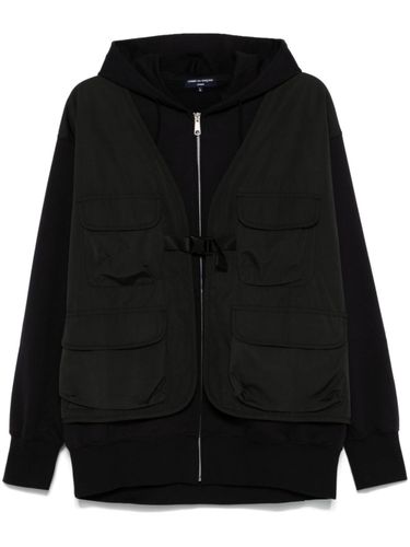 Jacket With Hood And Pockets - COMME DES GARÇONS HOMME - Modalova