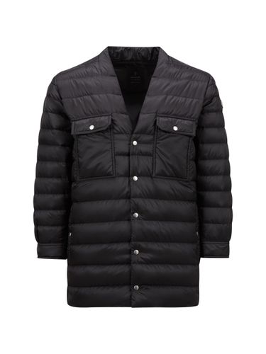 Padded Shirt With Pockets - MONCLER + RICK OWENS - Modalova