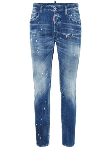 Slim Jeans With A Lived-In Effect - Dsquared2 - Modalova