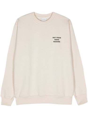 Sweatshirt With Slogan Print - DROLE DE MONSIEUR - Modalova