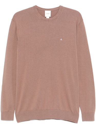 Embroidered-Logo Sweater - Calvin Klein - Modalova
