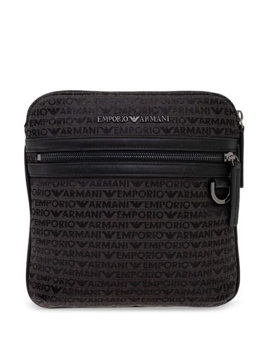 Allover Logo Crossbody Bag - Emporio Armani - Modalova