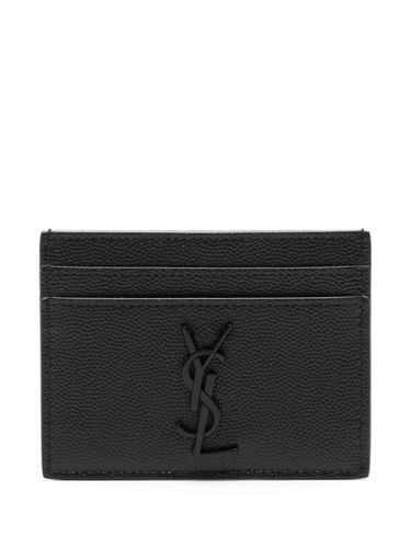 Saint Laurent Leather Card Holder - Saint Laurent - Modalova