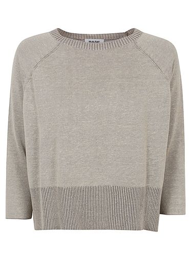 Base Linen And Cotton Blend Sweater - Base - Modalova