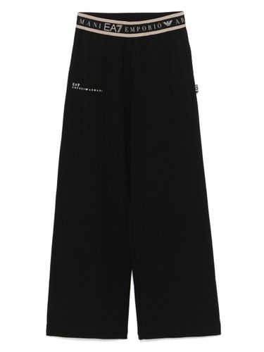 Wide-Leg Trousers - EA7 EMPORIO ARMANI - Modalova
