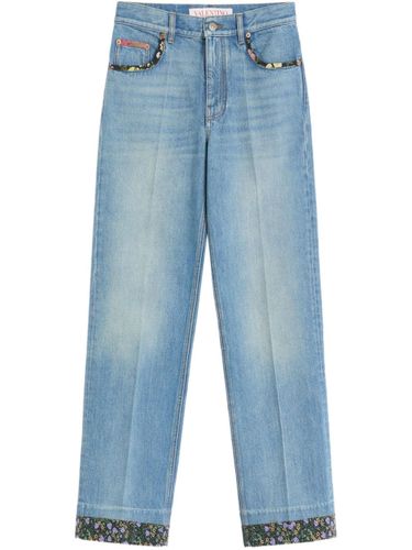 Valentino Denim Cotton Jeans - Valentino - Modalova