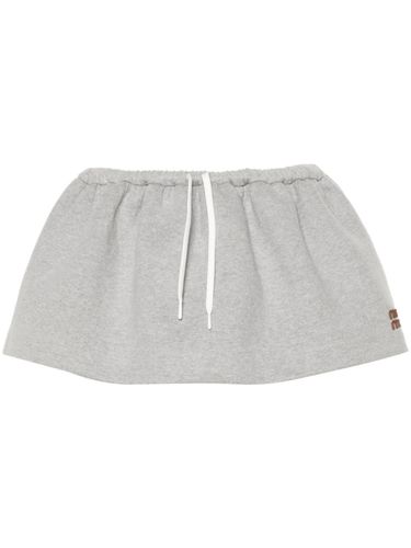 Miu Miu Cotton Mini Sweat Skirt - Miu Miu - Modalova