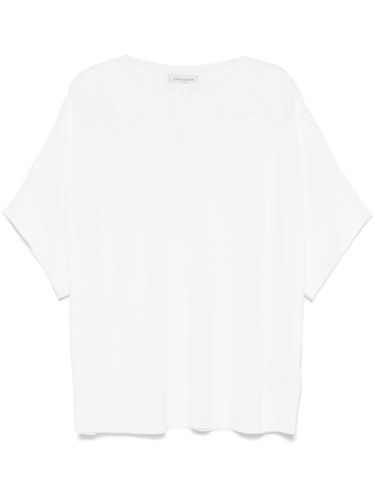 ERMANNO Lace Detail T-Shirt - ERMANNO - Modalova