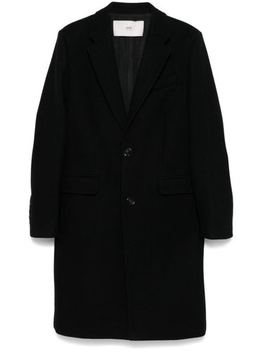 Ami Paris Wool Single-Breasted Coat - Ami Paris - Modalova