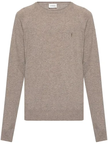 Cashmere Crewneck Jumper - Saint Laurent - Modalova