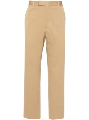 Gucci Web Detail Cotton Trousers - Gucci - Modalova