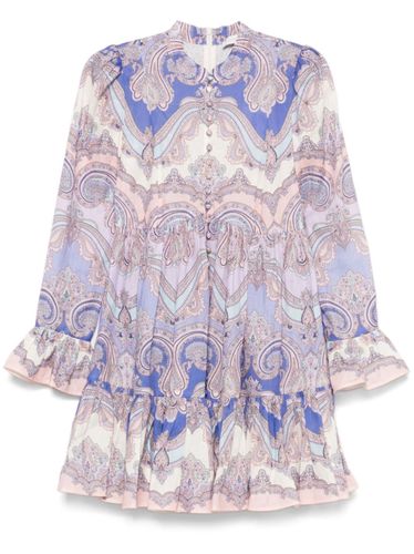 Maxine Printed Linen Mini Dress - Zimmermann - Modalova