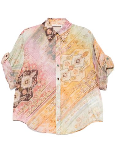 Tallow Printed Silk Shirt - Zimmermann - Modalova