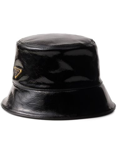 Prada Patent Leather Bucket Hat - Prada - Modalova