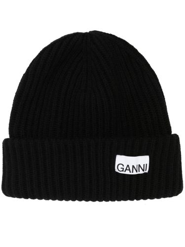GANNI Wool Beanie - GANNI - Modalova