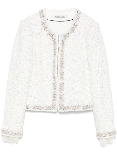 Embroidered Short Jacket - ALICE+OLIVIA - Modalova