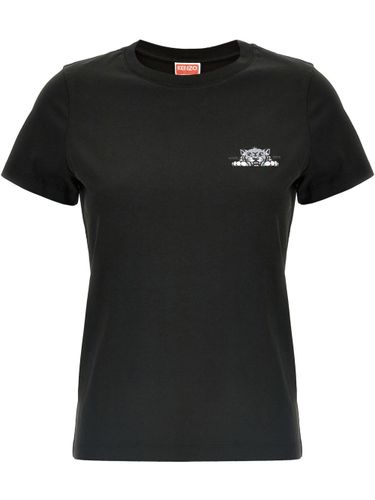 Kenzo Happy Tiger Cotton T-Shirt - Kenzo - Modalova