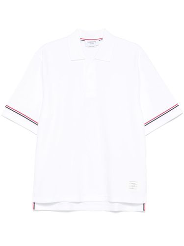 Thom Browne Rwb Cotton Polo Shirt - Thom Browne - Modalova