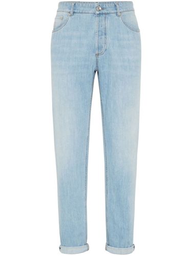 Traditional Fit Denim Jeans - Brunello Cucinelli - Modalova