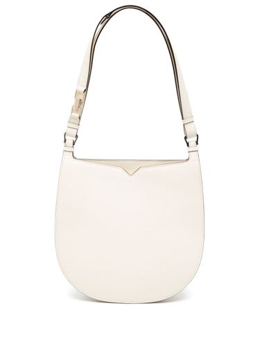 Valextra Weekend Leather Hobo Bag - Valextra - Modalova