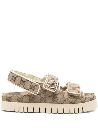 Gucci Gg Supreme Slingback Sandals - Gucci - Modalova