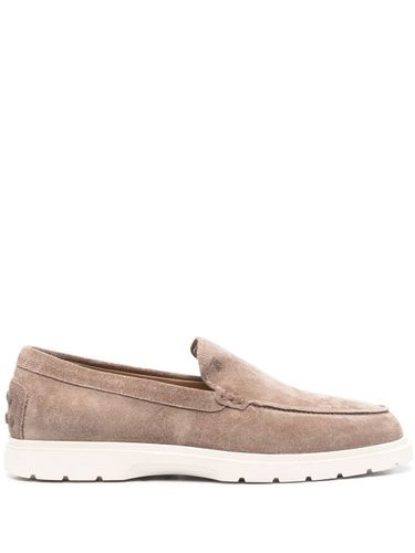 Tod's Suede Leather Loafers - Tod's - Modalova
