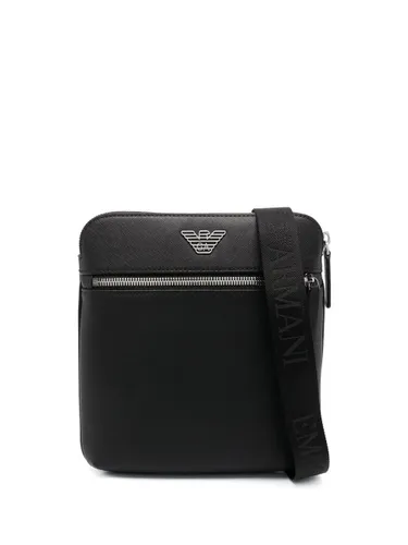 Faux Leather Crossbody Bag - Emporio Armani - Modalova