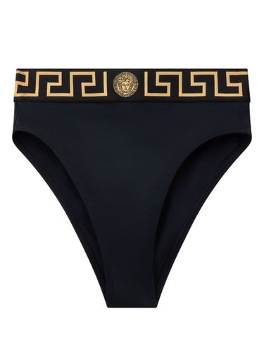 Greca High Waist Bikini Bottom - Versace - Modalova