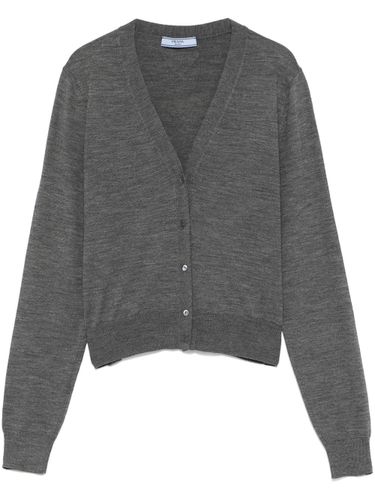 Prada Wool V-Necked Cardigan - Prada - Modalova