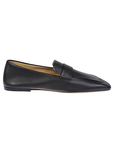 The Row Square Leather Loafers - The Row - Modalova