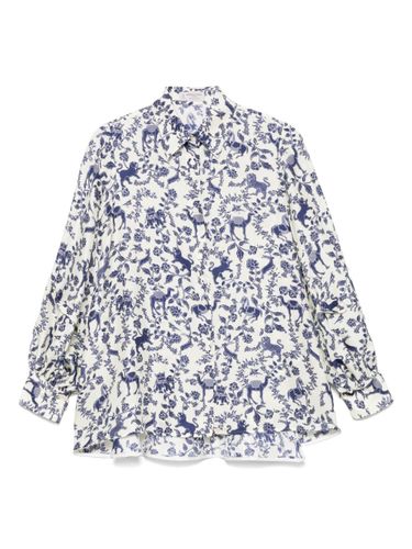 Alberto Biani Printed Silk Shirt - Alberto Biani - Modalova