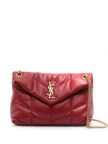 Puffer Small Leather Shoulder Bag - Saint Laurent - Modalova