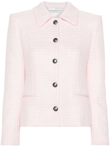 Sequin Checked Tweed Jacket - ALESSANDRA RICH - Modalova