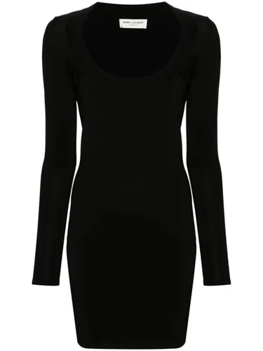 Saint Laurent Knitted Mini Dress - Saint Laurent - Modalova