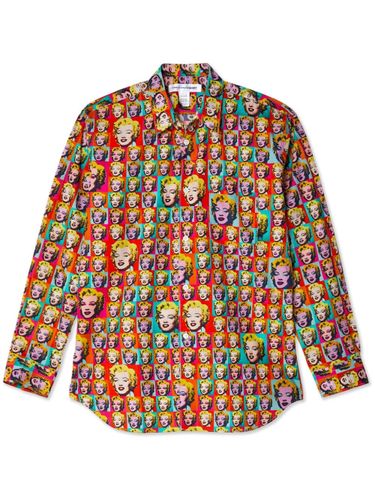 Printed Cotton Shirt - COMME DES GARÇONS SHIRT - Modalova