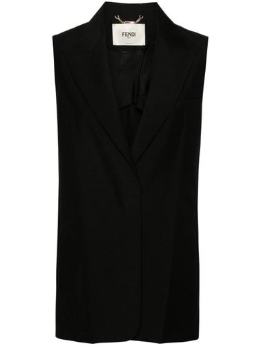 Fendi Wool Single-Breasted Vest - Fendi - Modalova