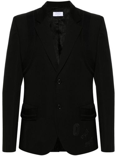 Off White Wool Jacket - Off White - Modalova