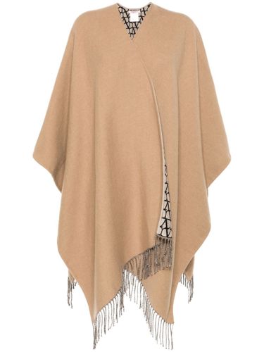 Valentino Fringed Double Poncho - Valentino - Modalova